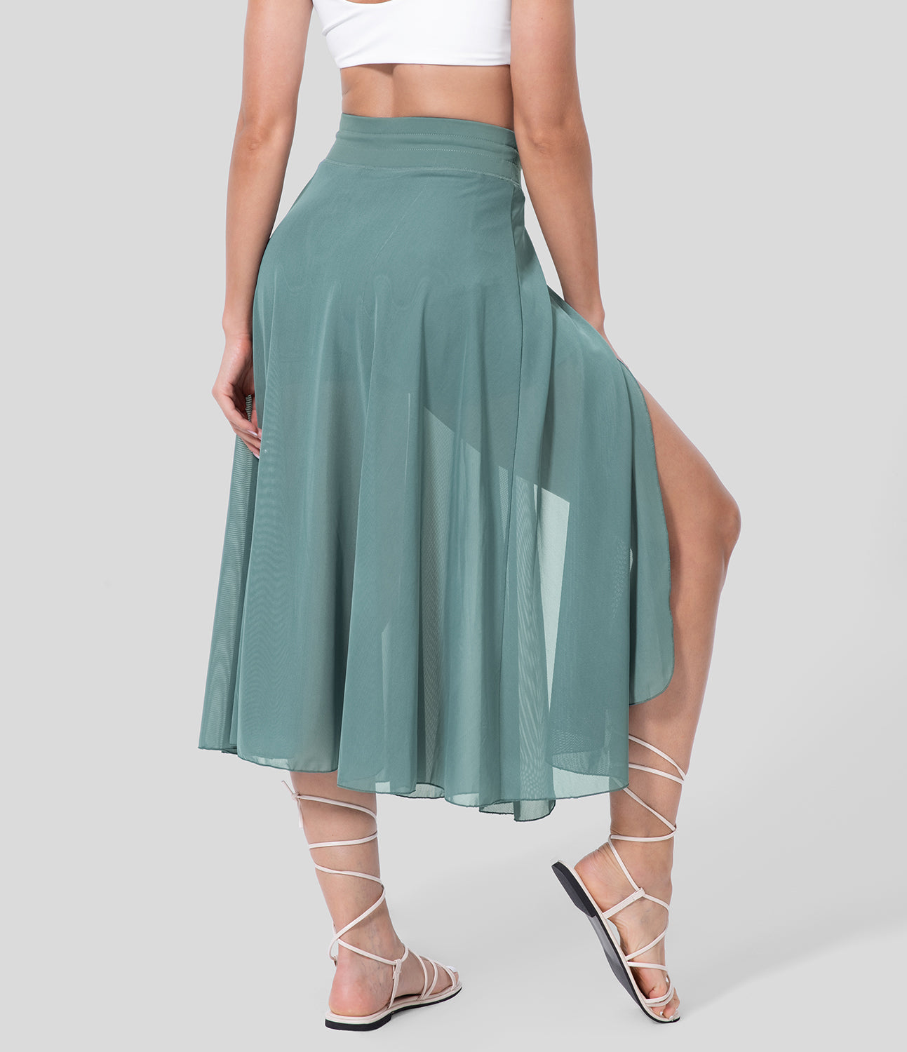Livan - Falda 2 en 1 de talle alto