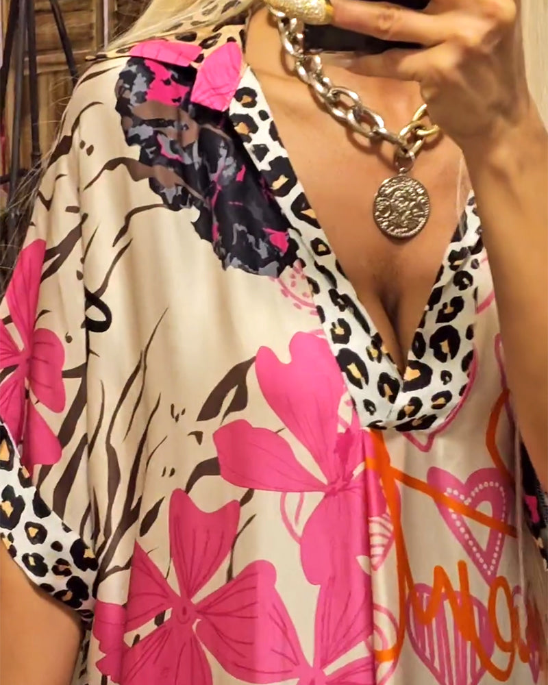 Valeria - Vestido casual con escote en V