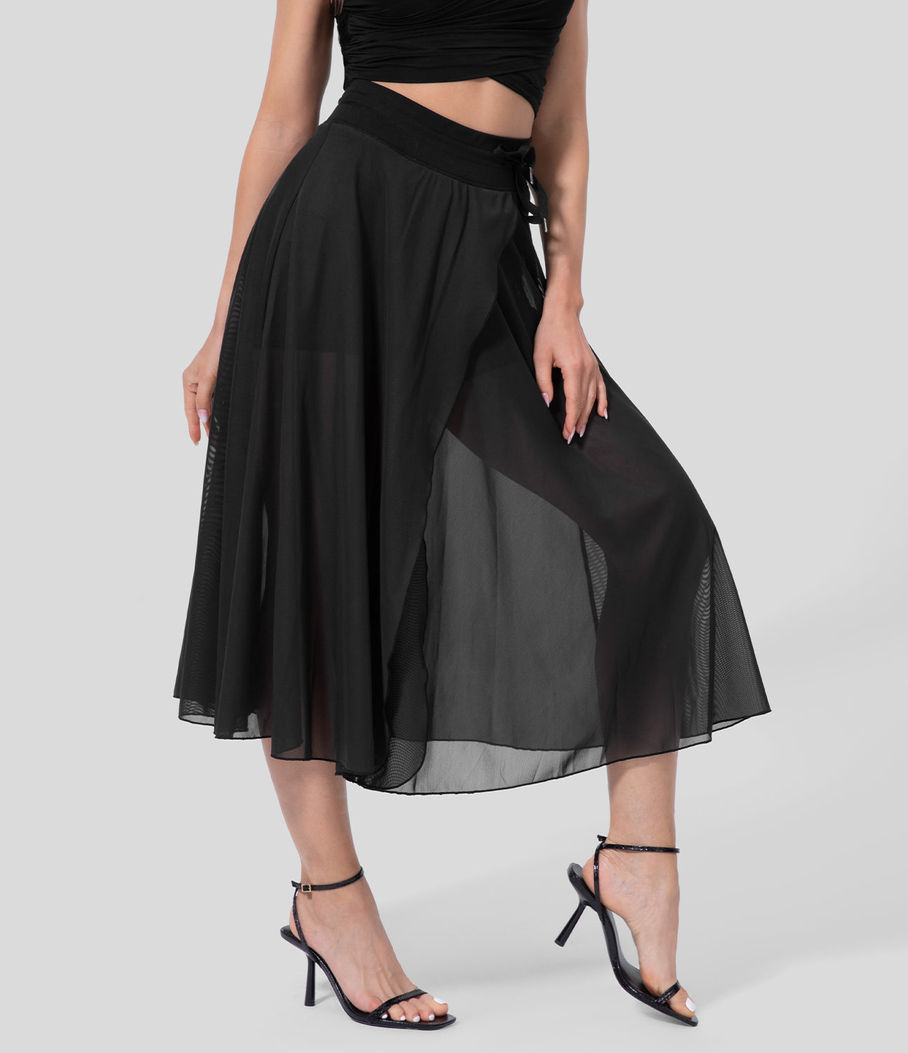 Livan - Falda 2 en 1 de talle alto