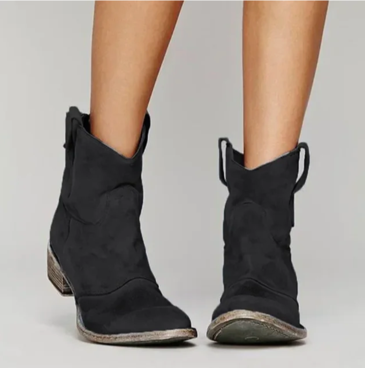 Roselle | Botas Western de Gamuza