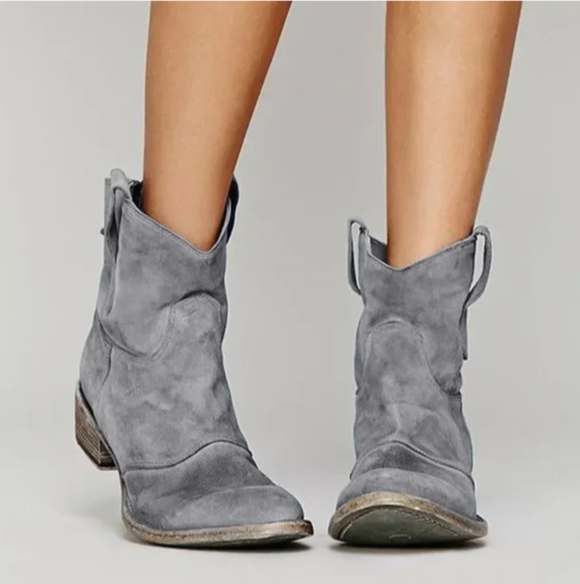 Roselle | Botas Western de Gamuza