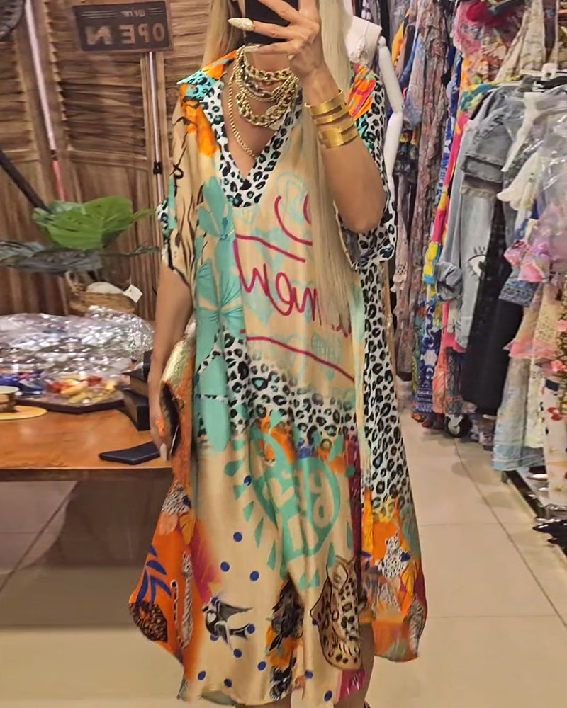 Valeria - Vestido casual con escote en V
