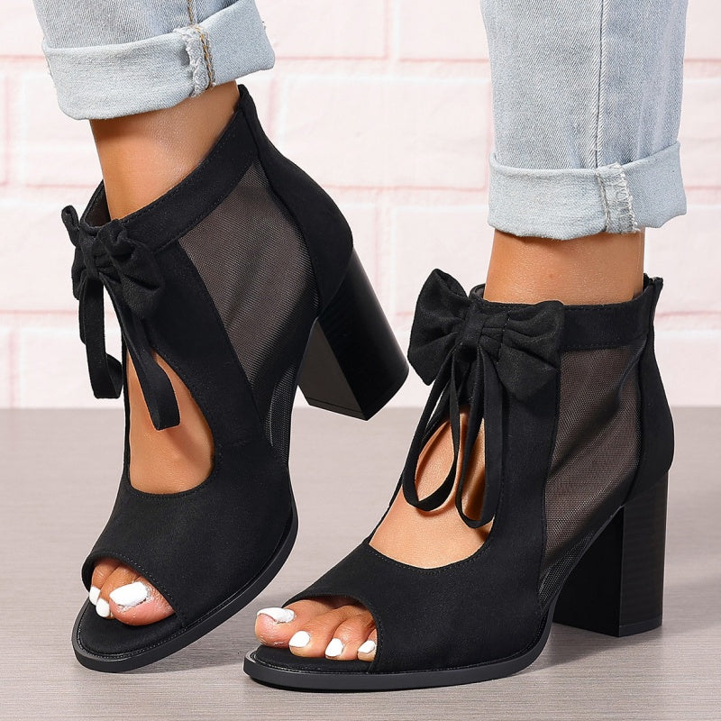 NALA - SANDALIAS CERRADAS CON LAZO