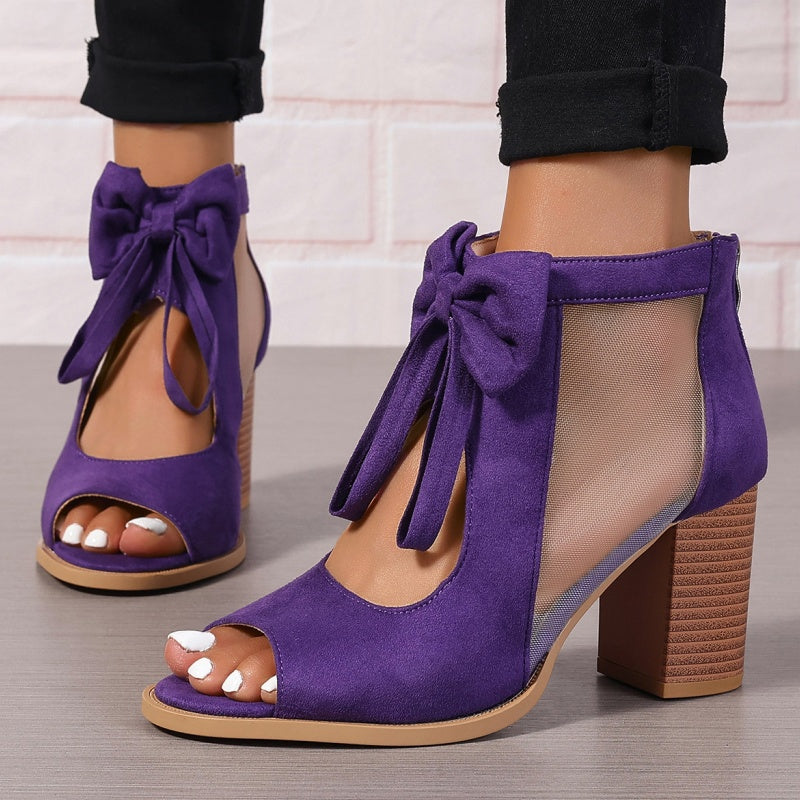 NALA - SANDALIAS CERRADAS CON LAZO