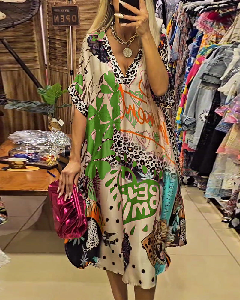 Valeria - Vestido casual con escote en V