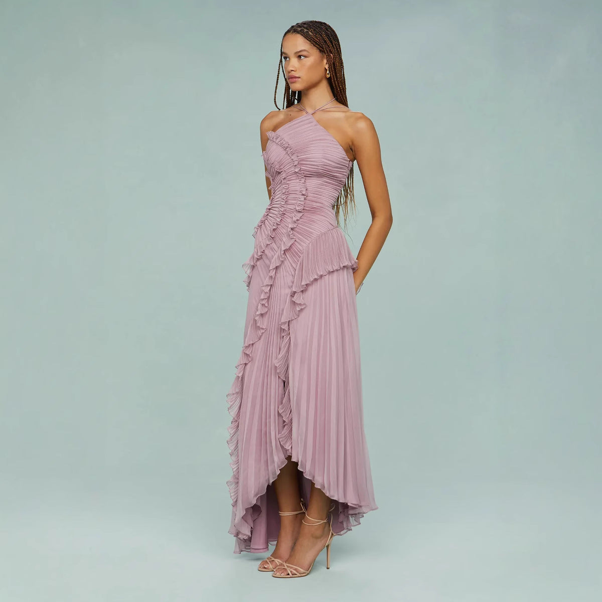 Elisia – Vestido Lila Susurrante