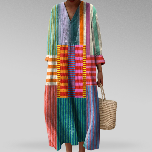 Ottilie | Vestido geométrico