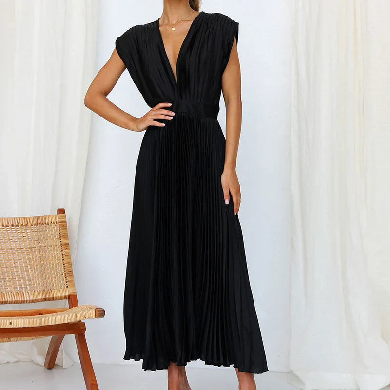 Aroa | Vestido Elegante Plisado