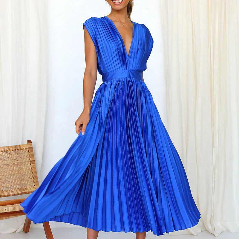 Aroa | Vestido Elegante Plisado