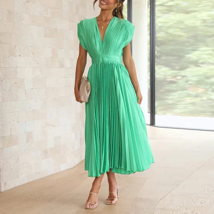 Aroa | Vestido Elegante Plisado