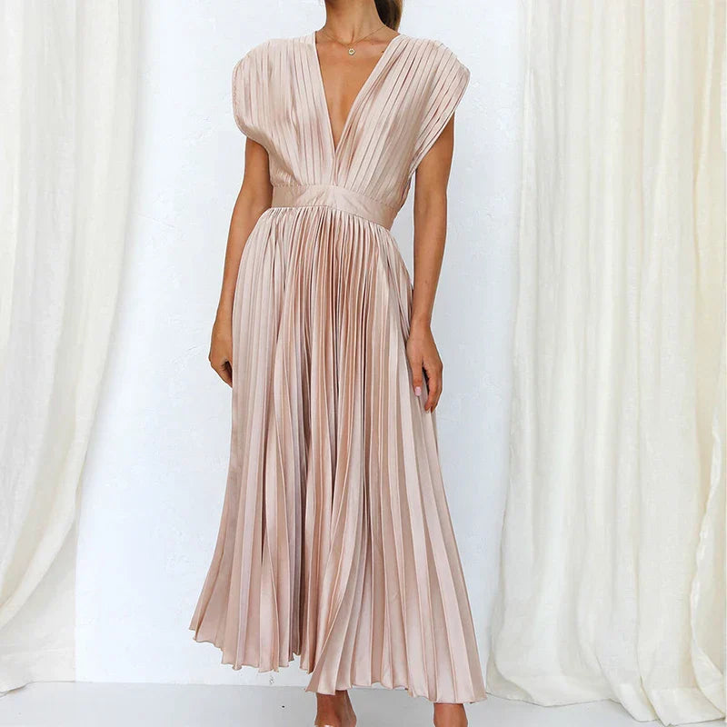 Aroa | Vestido Elegante Plisado