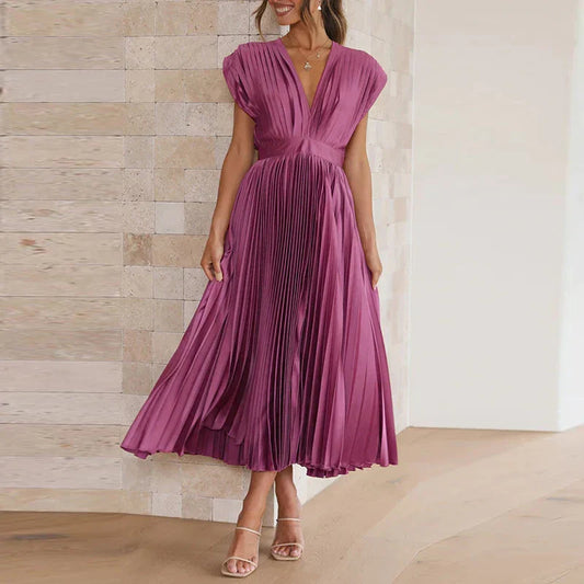Aroa | Vestido Elegante Plisado