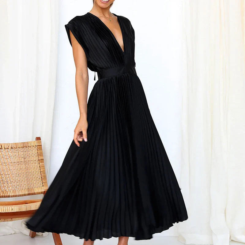 Aroa | Vestido Elegante Plisado