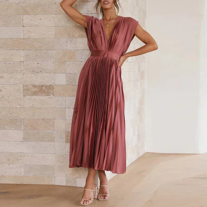 Aroa | Vestido Elegante Plisado