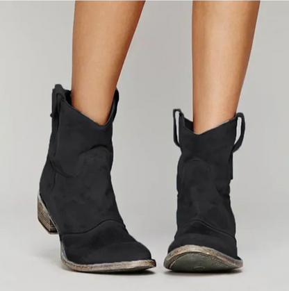 Roselle | Botas Western de Gamuza