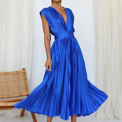 Aroa | Vestido Elegante Plisado