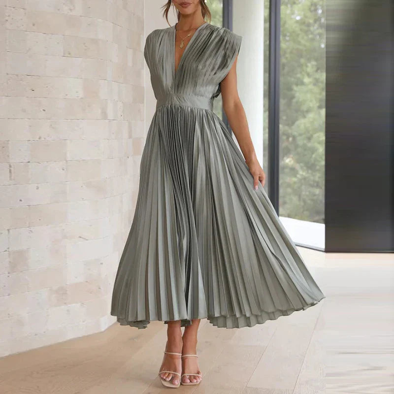 Aroa | Vestido Elegante Plisado