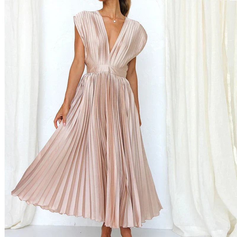 Aroa | Vestido Elegante Plisado