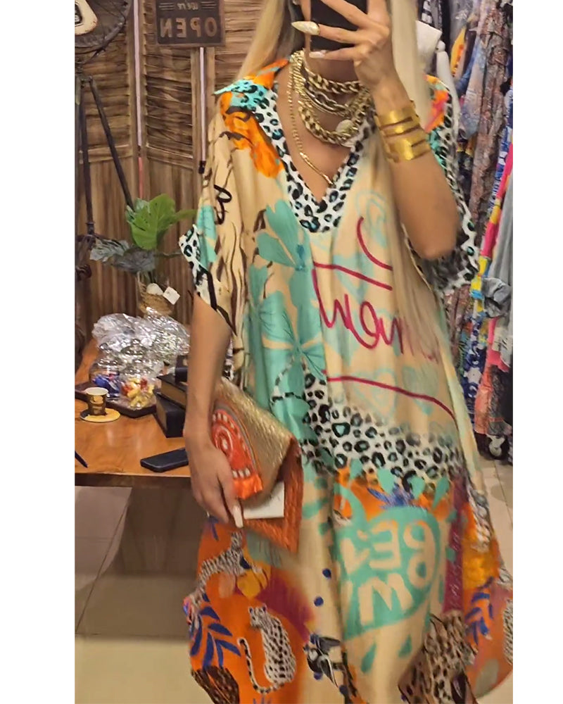Valeria - Vestido casual con escote en V