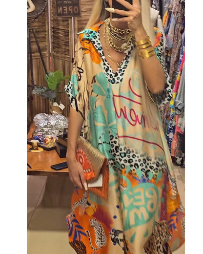 Valeria - Vestido casual con escote en V