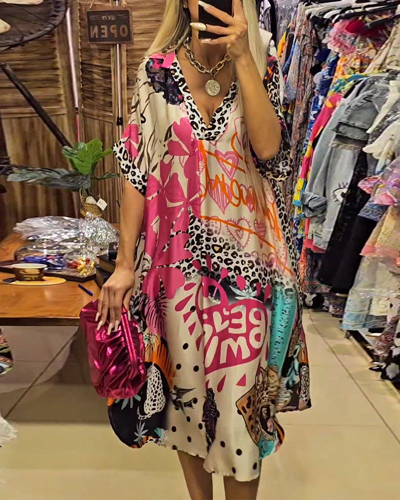 Valeria - Vestido casual con escote en V
