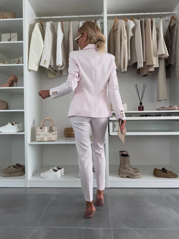 ODELLA - CONJUNTO DE BLAZER Y PANTALÓN