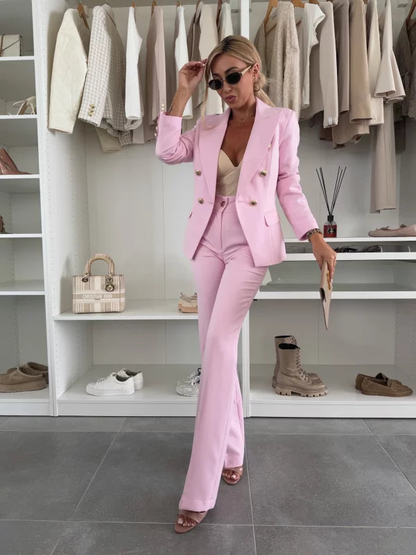 ODELLA - CONJUNTO DE BLAZER Y PANTALÓN
