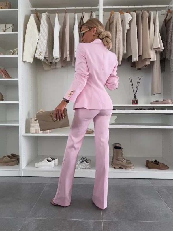 ODELLA - CONJUNTO DE BLAZER Y PANTALÓN
