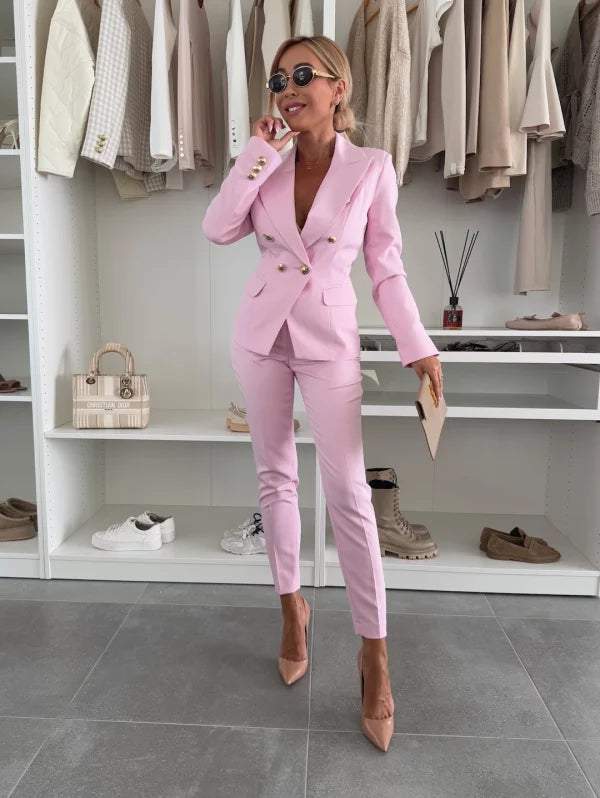 ODELLA - CONJUNTO DE BLAZER Y PANTALÓN