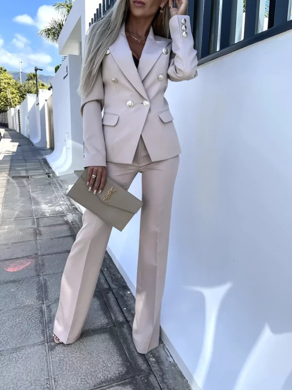 ODELLA - CONJUNTO DE BLAZER Y PANTALÓN