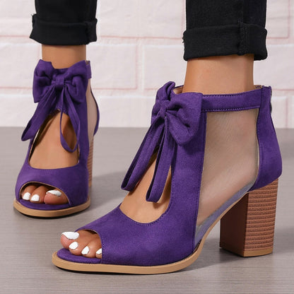NALA - SANDALIAS CERRADAS CON LAZO